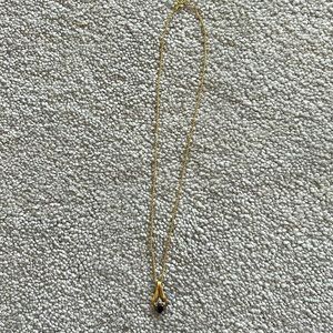 Sapphire pendant gold necklace